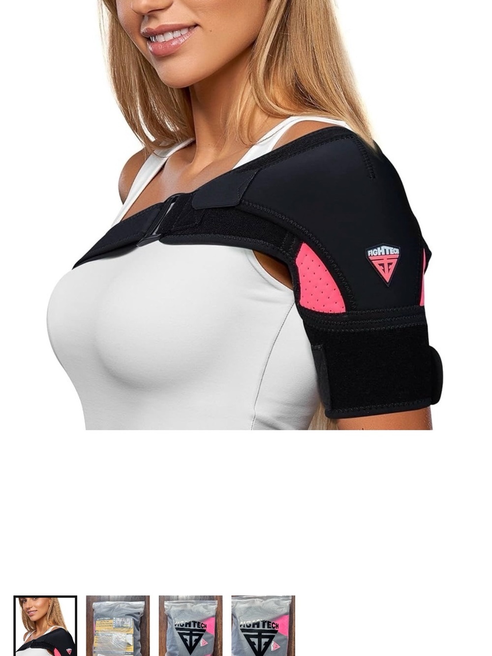 Women's Black and Pink Shoulder Stabilizer